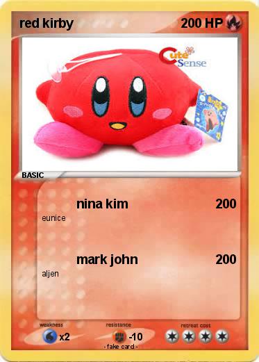 Pokemon red kirby