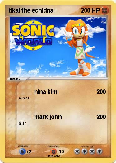 Pokemon tikal the echidna