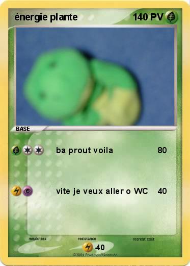 Pokemon énergie plante