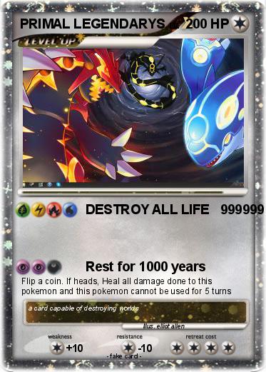 Pokemon PRIMAL LEGENDARYS