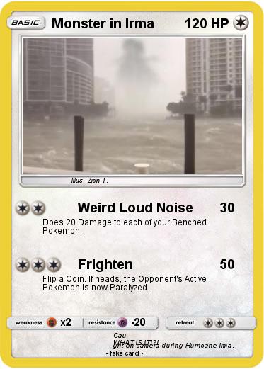 Pokemon Monster in Irma