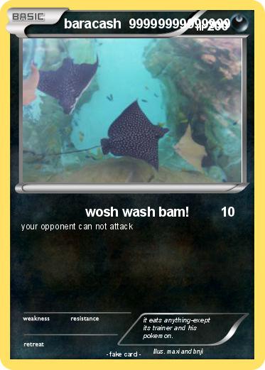 Pokemon baracash  99999999999999