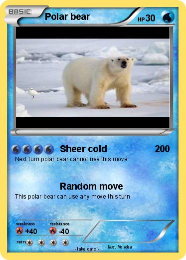 Pokemon Polar bear