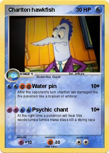 Pokemon Charlton hawkfish