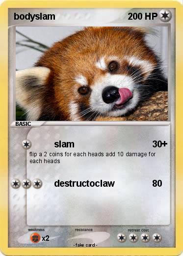 Pokemon bodyslam