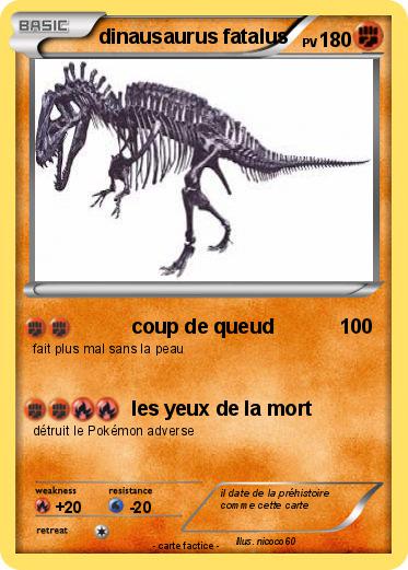 Pokemon dinausaurus fatalus
