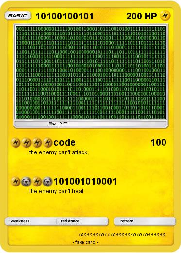 Pokemon 10100100101