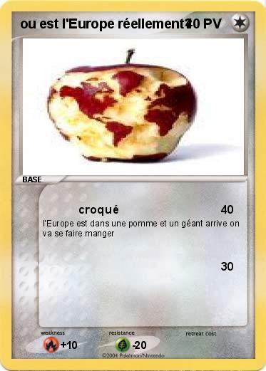 Pokemon ou est l'Europe réellement?