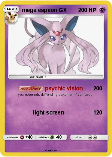 Pokemon mega espeon GX