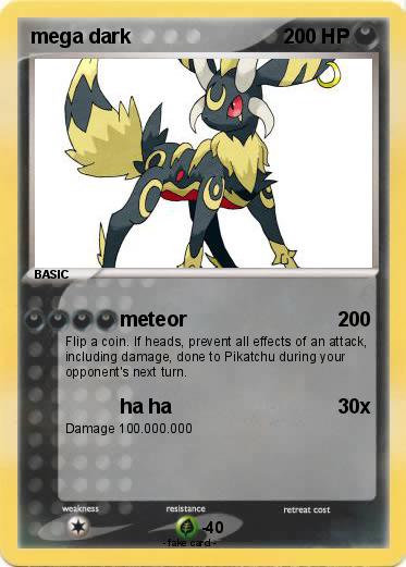 Pokemon mega dark