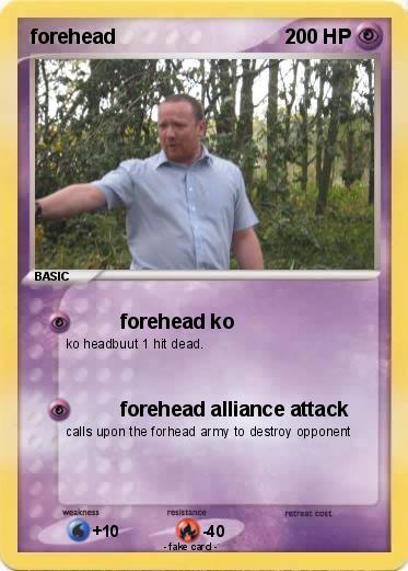 Pokemon forehead