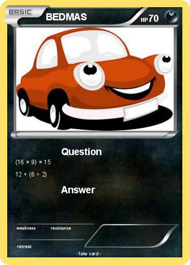 Pokemon BEDMAS