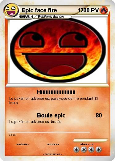 Pokemon Epic face fire             1