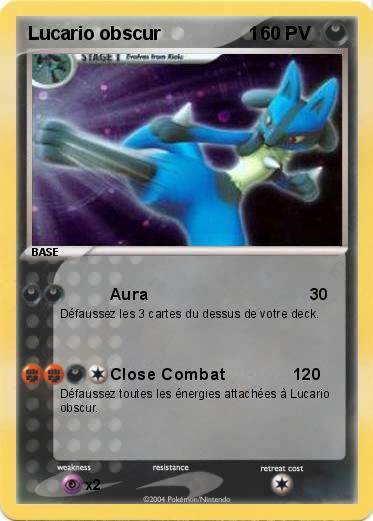 Pokemon Lucario obscur                 1