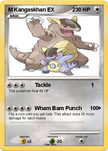 Pokemon M Kangaskhan EX            2