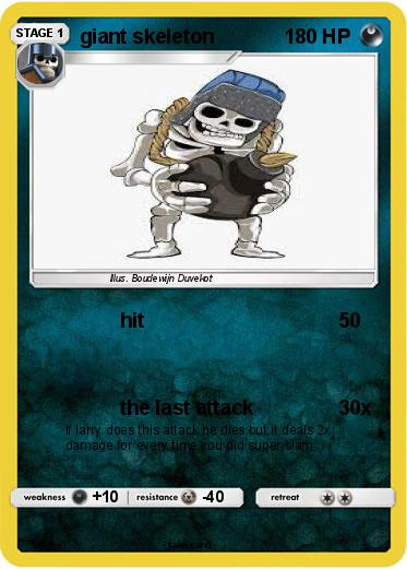 Pokemon giant skeleton