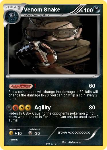 Pokemon Venom Snake