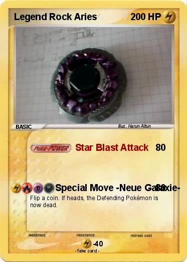 Pokemon Legend Rock Aries