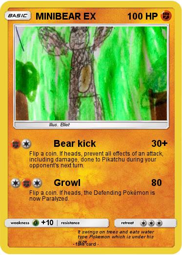 Pokemon MINIBEAR EX