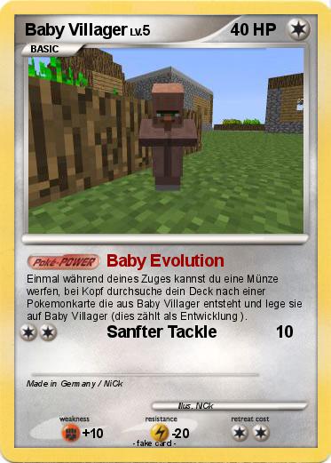 Pokemon Baby Villager