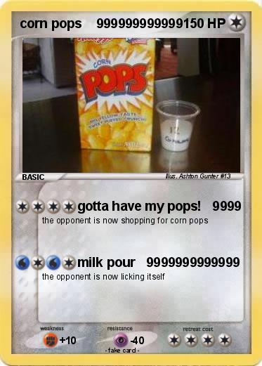 Pokemon corn pops    999999999999