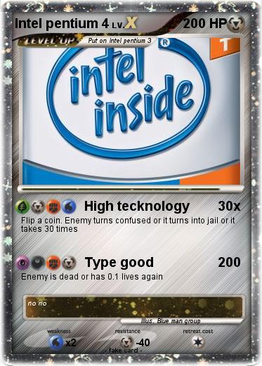 Pokemon Intel pentium 4
