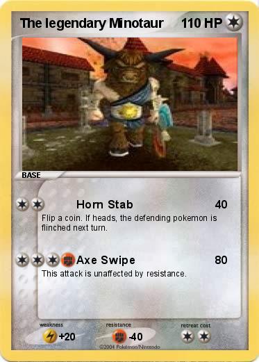 Pokemon The legendary Minotaur