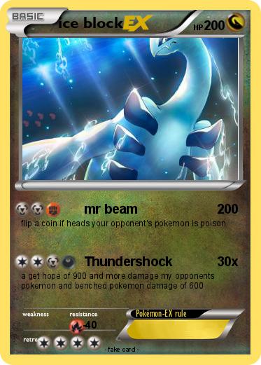 Pokemon ice block