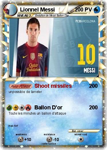 Pokemon Lionnel Messi