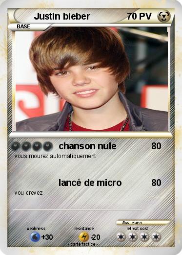 Pokemon Justin bieber