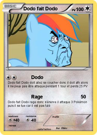 Pokemon Dodo fait Dodo