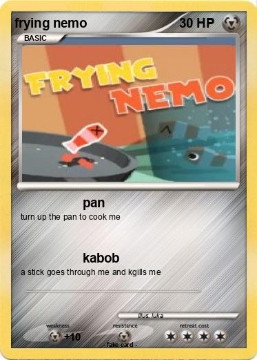 Pokemon frying nemo