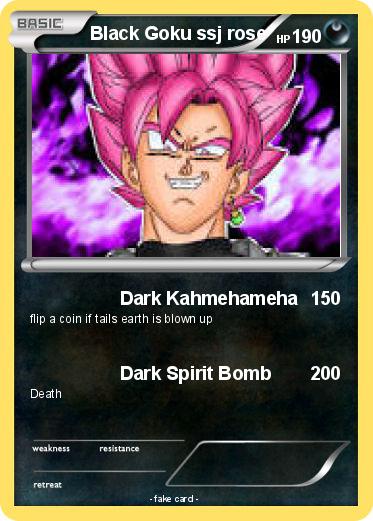 Pokemon Black Goku ssj rose