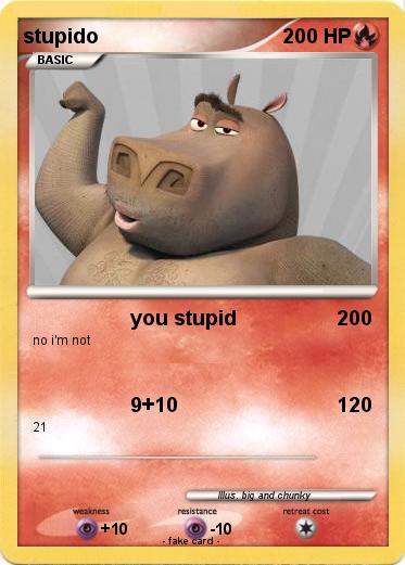 Pokemon stupido