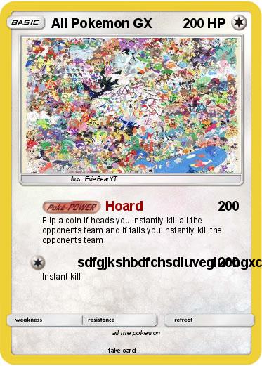 Pokemon All Pokemon GX