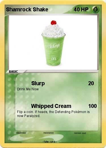 Pokemon Shamrock Shake