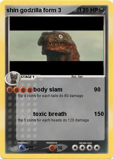 Pokemon shin godzilla form 3