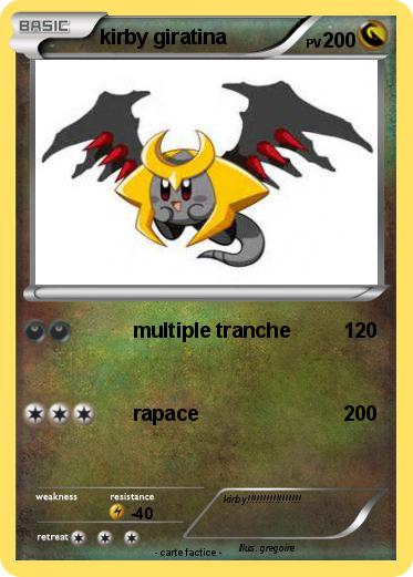 Pokemon kirby giratina