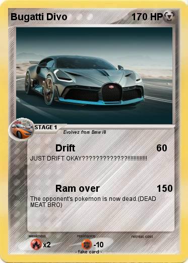 Pokemon Bugatti Divo