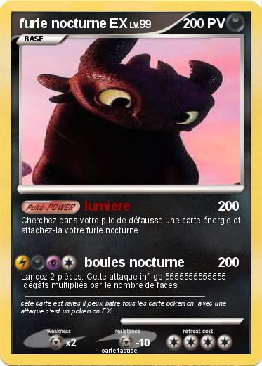 Pokemon furie nocturne EX