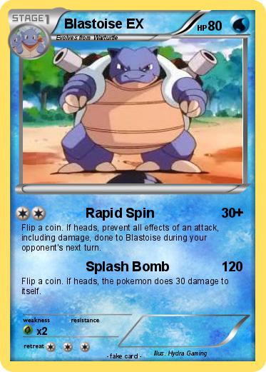 Pokemon Blastoise EX