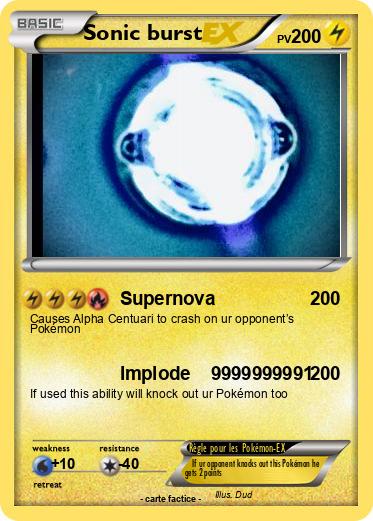 Pokemon Sonic burst