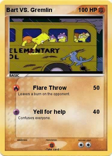 Pokemon Bart VS. Gremlin