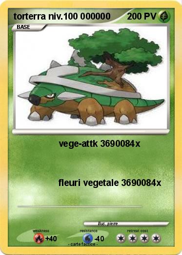 Pokemon torterra niv.100 000000