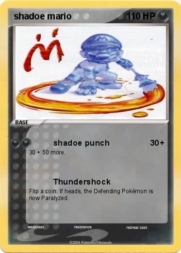 Pokemon shadoe mario