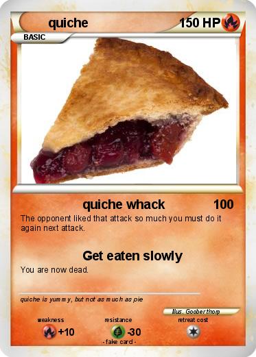 Pokemon quiche