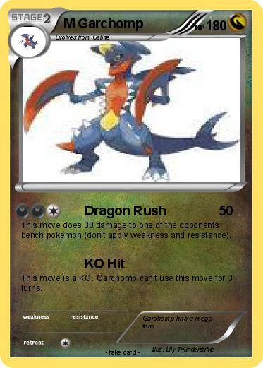Pokemon M Garchomp