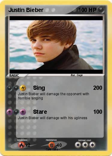 Pokemon Justin Bieber