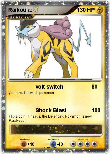 Pokemon Raikou