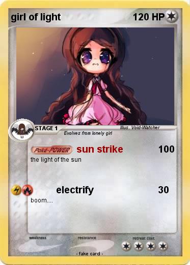 Pokemon girl of light